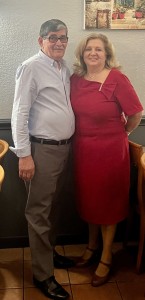 Board member, Diamondo Monis, and her husband